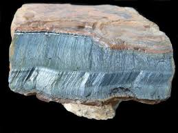Crocidolite Asbestos (blue)